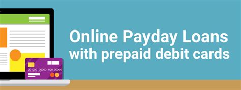 Prepaid Debit Card Loans Online